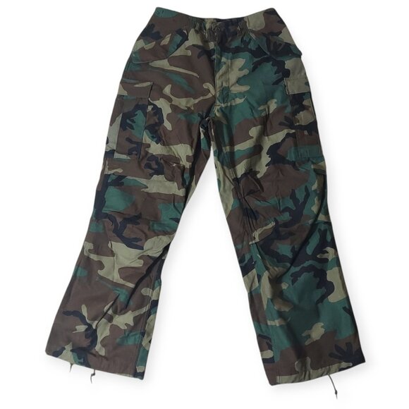 US Military Extended Cold Weather Camo Nylon Trousers 8415010997858 MED/REG - Picture 2 of 7